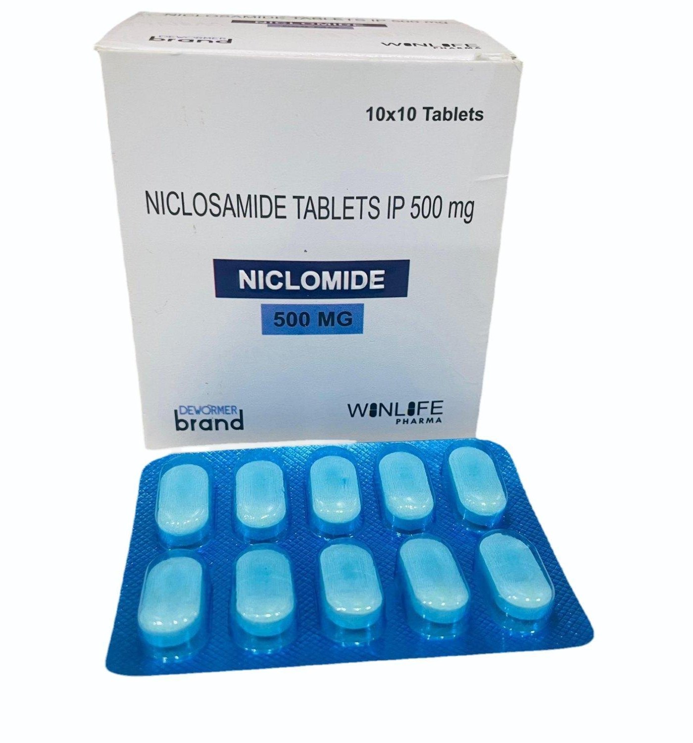 니클로사마이드 500mg    niclobest 500  100정  / niclosig 500 mg 100정