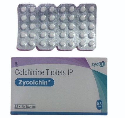 통풍치료제 Zycolchin Colchicine 0.5mg 320Tablets