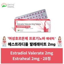 여성호르몬제   프로기노바 2mg 28정 ★대용량★ 3박스 / 6박스 ★에스트로겐★Estraheal