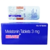 수면유도제 멜라토닌 3mg  meloset 100정