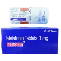 수면유도제 멜라토닌 3mg  meloset 100정