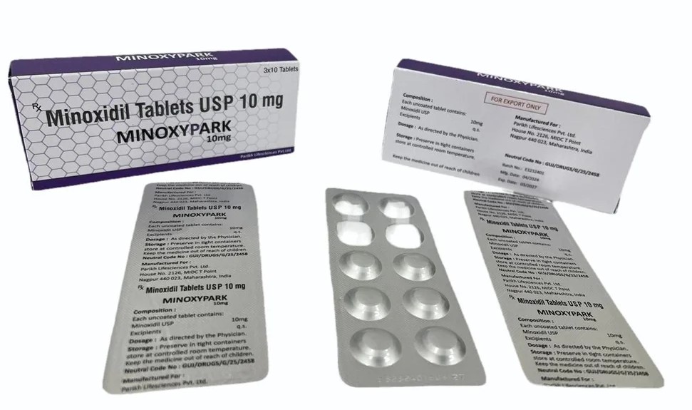 미녹시딜 10mg    Minoxypark 10mg 30정 3박스 /6박스