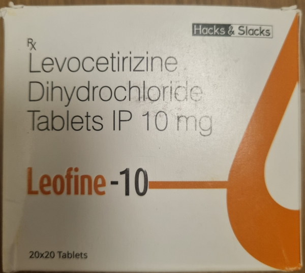 항히스테민제  레보세티리진 Leofine - 5mg 100정 , Leofine - 10mg 200정