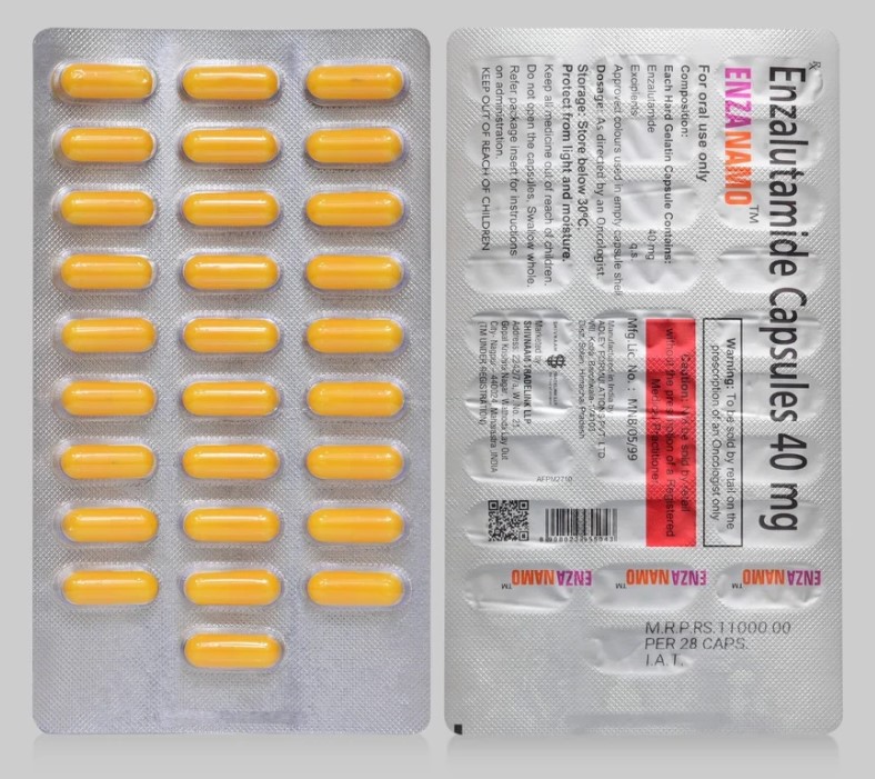 엔잘루타미드 제네릭 ENZANAMO 40MG  28정