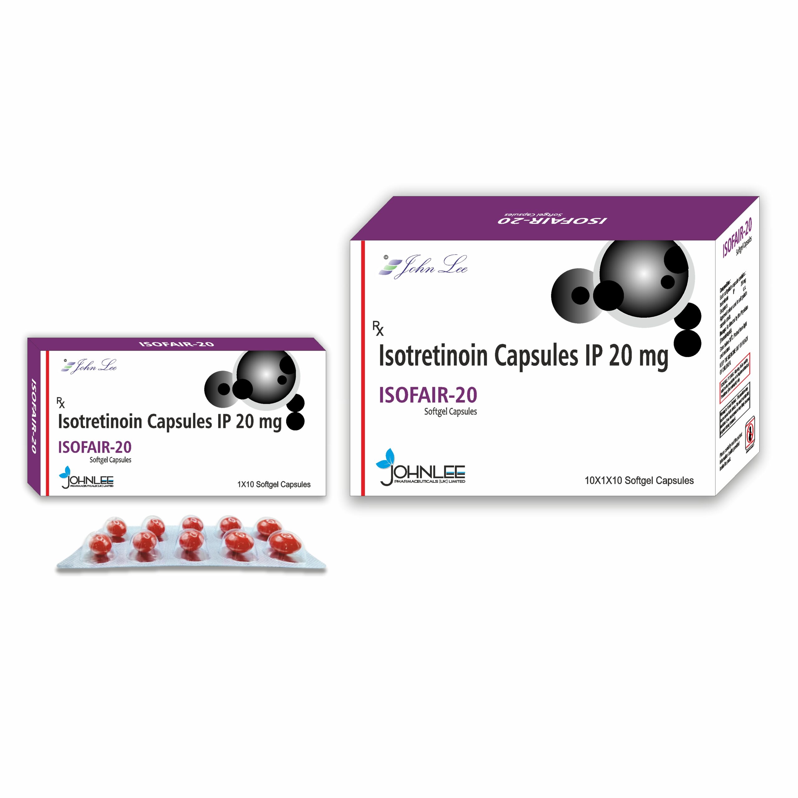 ISOFAIR  10mg  20mg   100캡슐