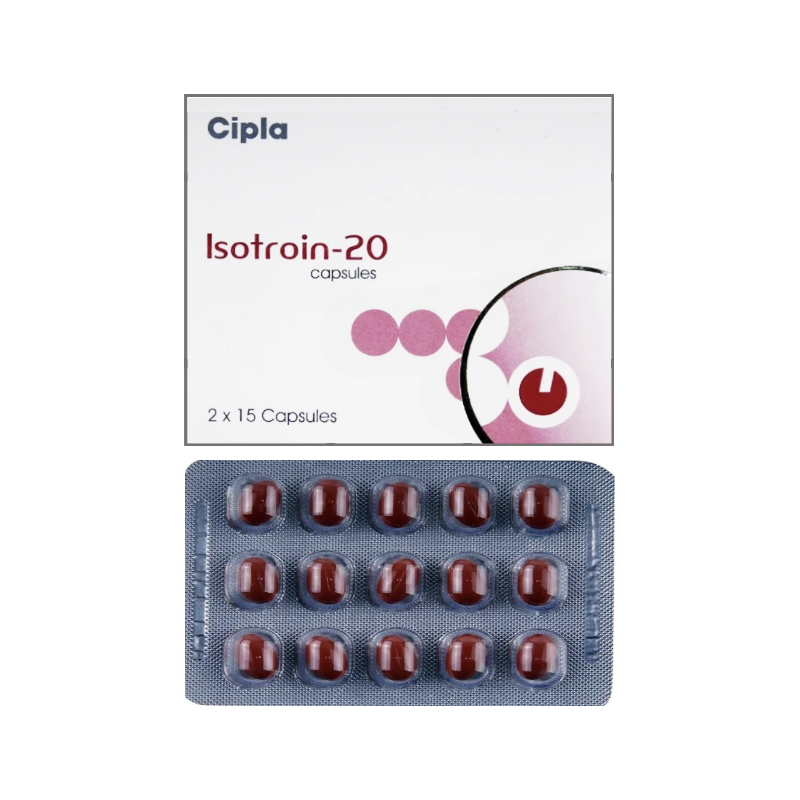 난치성 여드름 치료 이소트로인 Isotroin 5mg 10mg  20mg   30캡슐