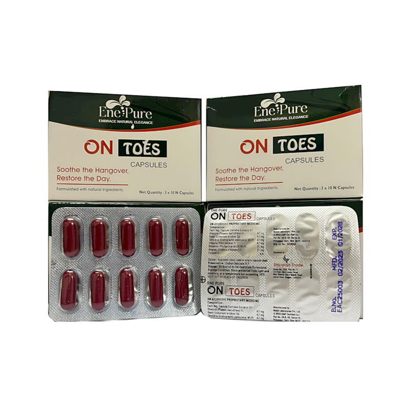 [히말라야 숙취해소제 동일성분]  On Toes 30캡슐 3박스 /6박스