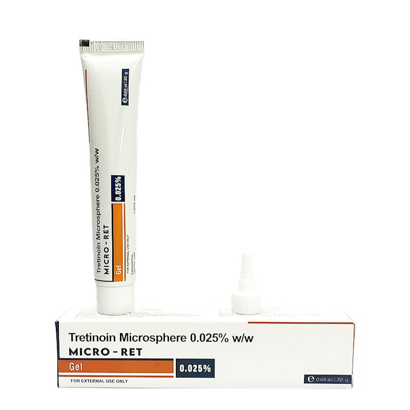영국 수출용  Micro-Ret Gel  0.025%, 0.05%, 0.1%  20g   3개, 6개 , 12개 set 유통기한 2028년 1월