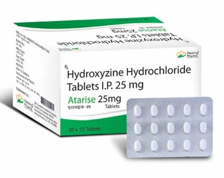 항히스타민제  아디팜정(Atarax) 제네릭 HYHIST 25mg 300정 대용량