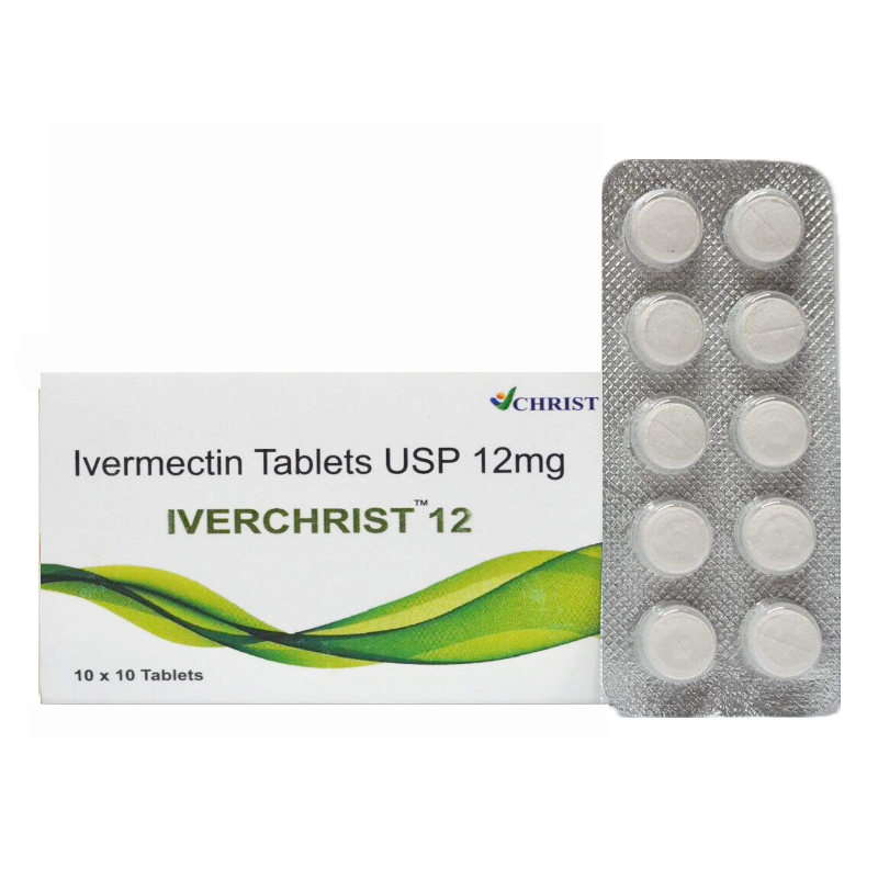 [WHO 인증 성분 이버멕틴]  IVERCHRIST 3mg ,  6mg ,   12mg 100정