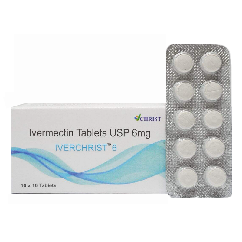 [WHO 인증 성분 이버멕틴]  IVERCHRIST 3mg ,  6mg ,   12mg 100정