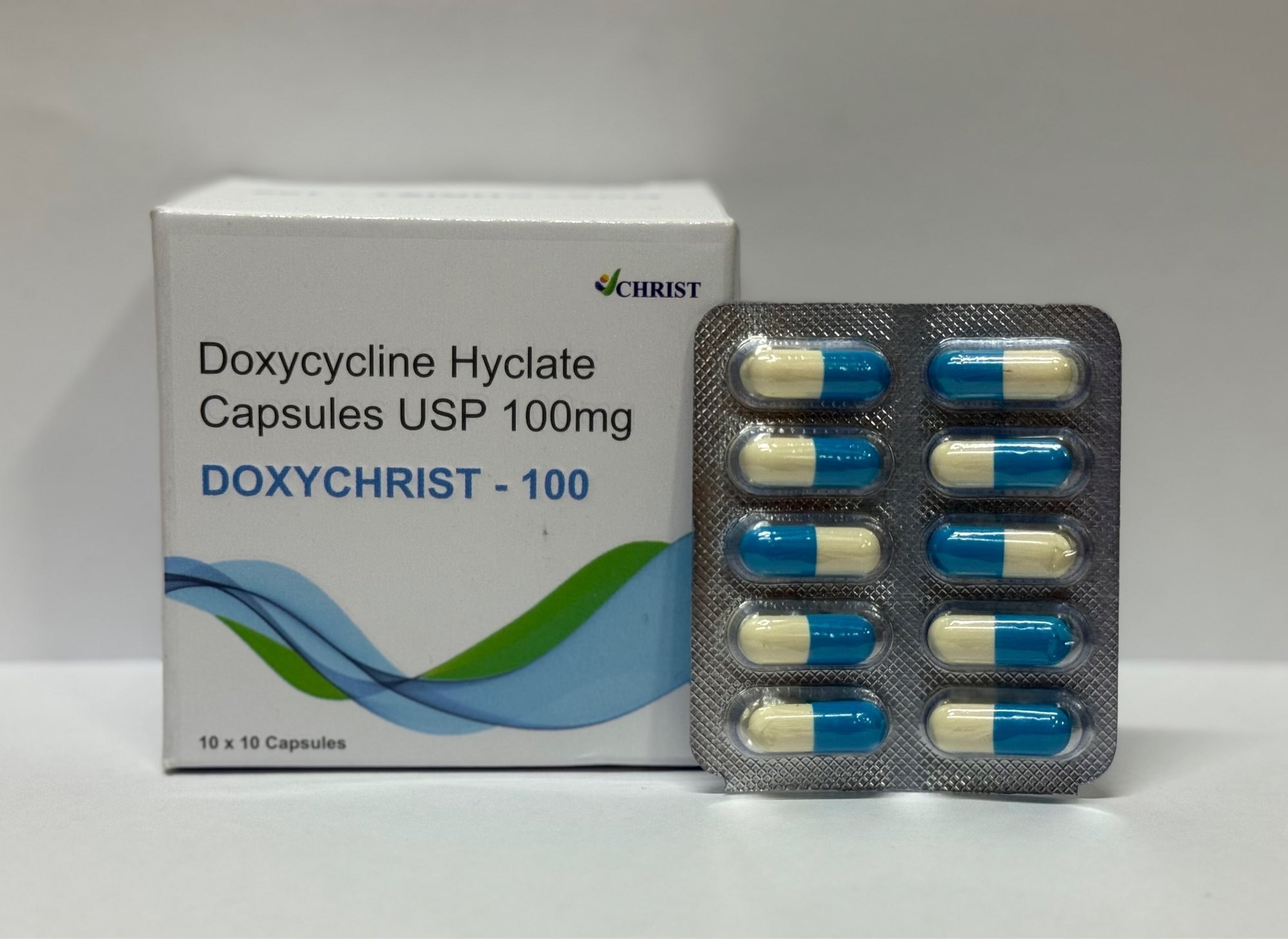 [광범위 테트라사이클린계 항생제] DOXYCHRIST-100 MG 100정