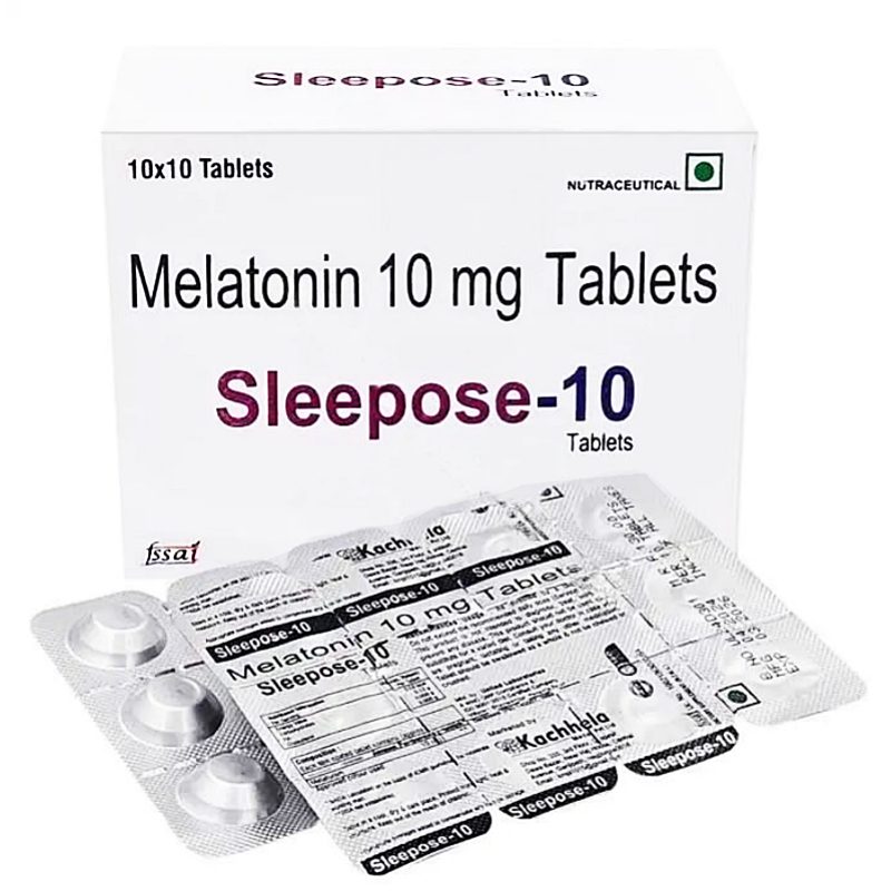 수면유도제 멜라토닌  Sleepose  3mg, 10mg, 20mg , 60mg  100정