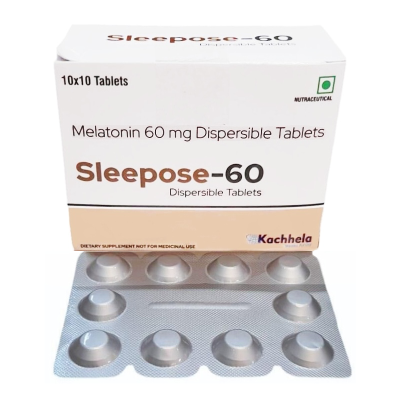 수면유도제 멜라토닌  Sleepose  3mg, 10mg, 20mg , 60mg  100정