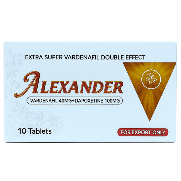 조루방지+바데나필 최강조합  Alexander (Vardenafil 40mg + Dapoxetine 100mg) 30정 /100정