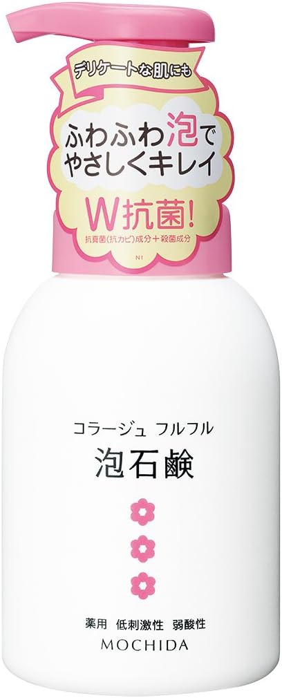 콜라주 풀풀 폼 비누 핑크 300ml 데리케이트 존 케어 약용 항균 비누