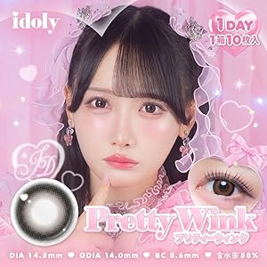 컬러렌즈 idoly 아이돌리 10개입 【4개 세트】