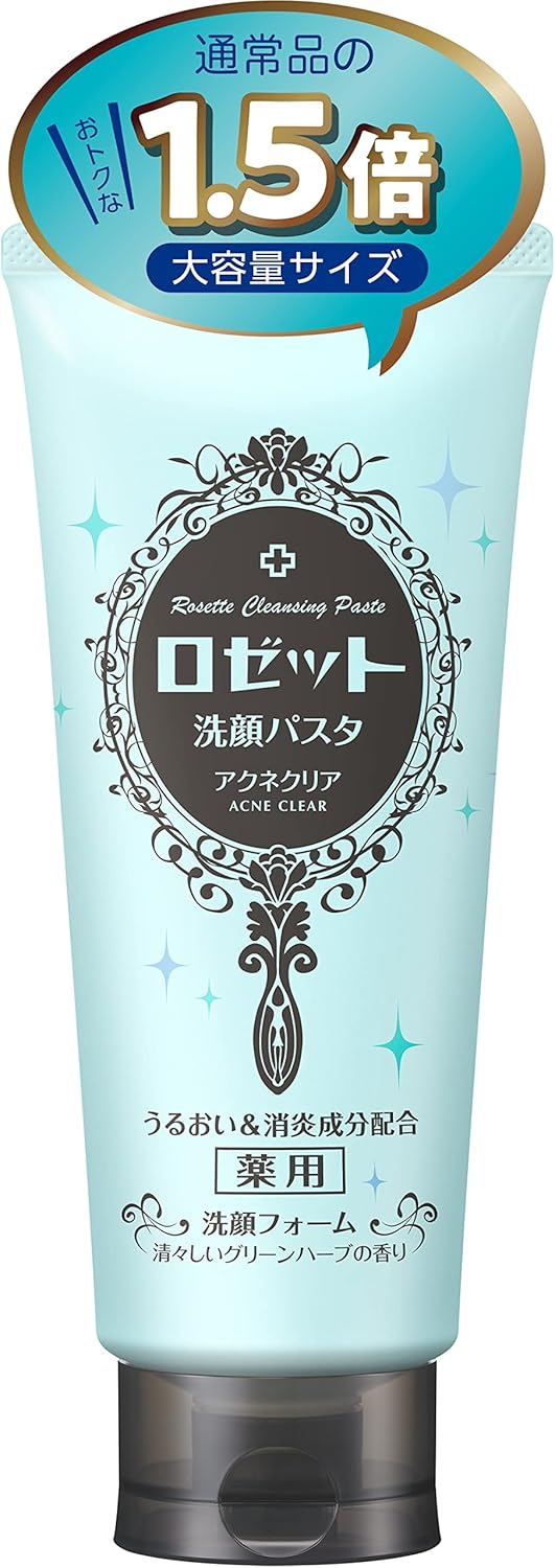 로제트 세안 파스타 아크네 클리어 180g (대용량 통상의 1.5배) 【3개 세트】