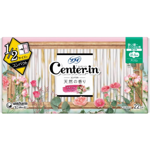 소피 센터인 컴팩트 1/2 스위트 플로럴 향 많은 날 낮용 날개형 22개입 【6개 세트】