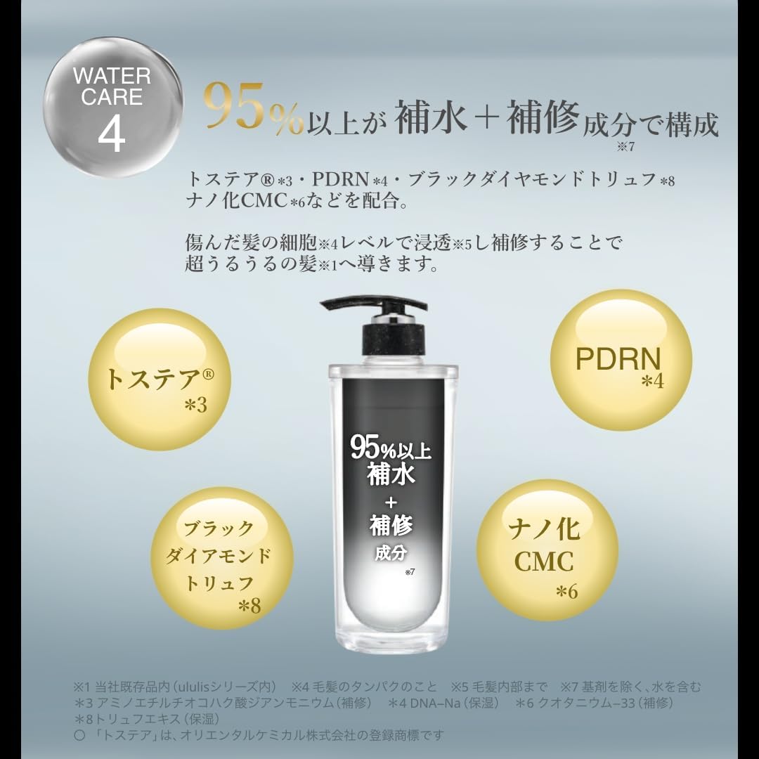 울리스 프리미엄 헤어 오일 블랙 세럼 블랙 플뢰르 향 100ml 【2개 세트】
