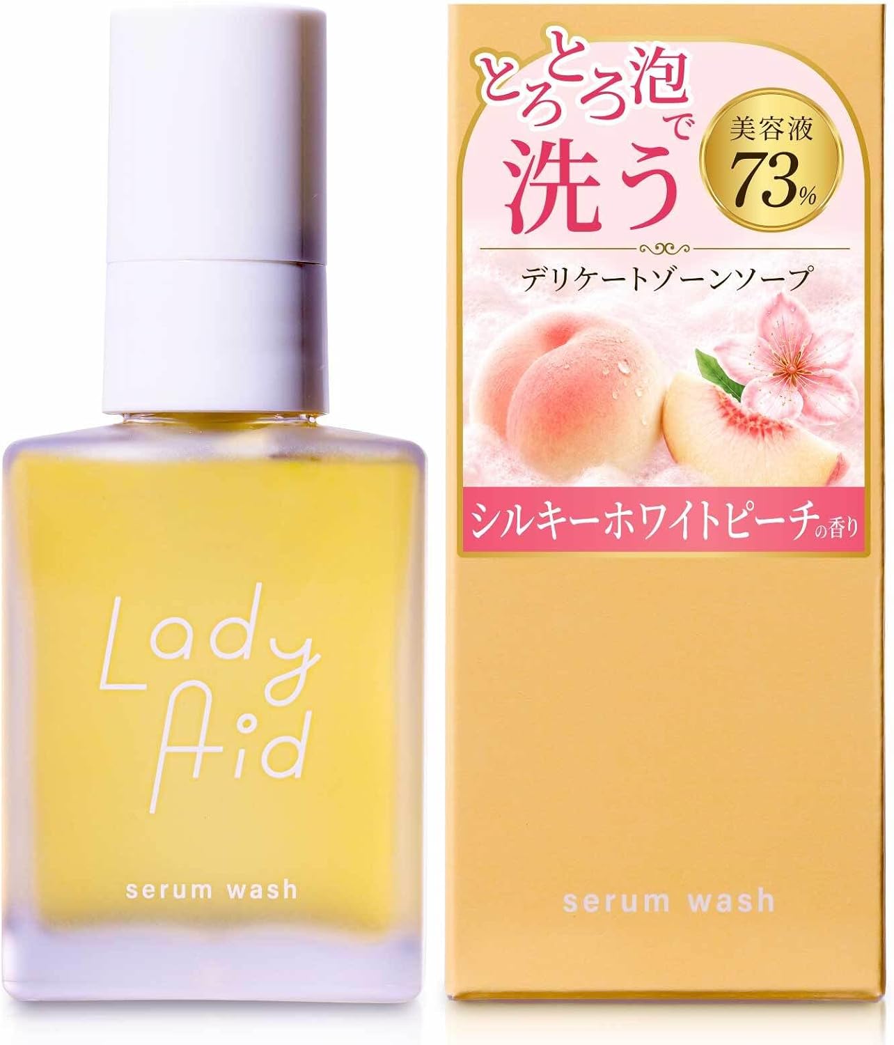레디에이드 세럼 워시 실키 화이트 피치향 데리케이트 존 전용 소프 23ml