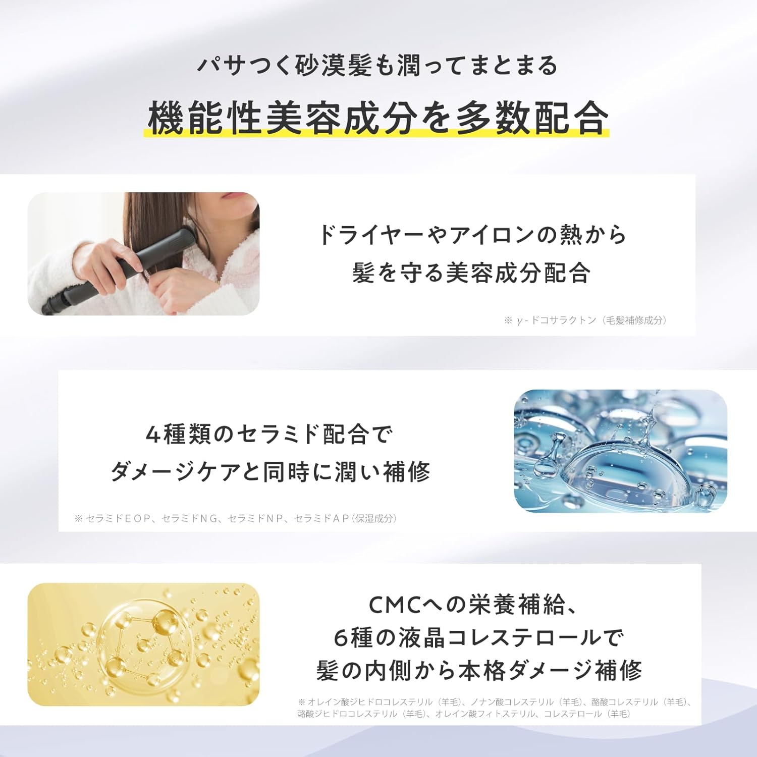 플러스오 하이드로 밀크 무향료 헤어 밀크 150ml 【2개 세트】