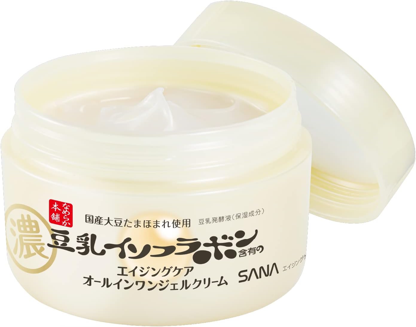 나메라카혼포 링크르 젤 크림 N 올인원 본품 두유 이소플라본 100g 【2개 세트】