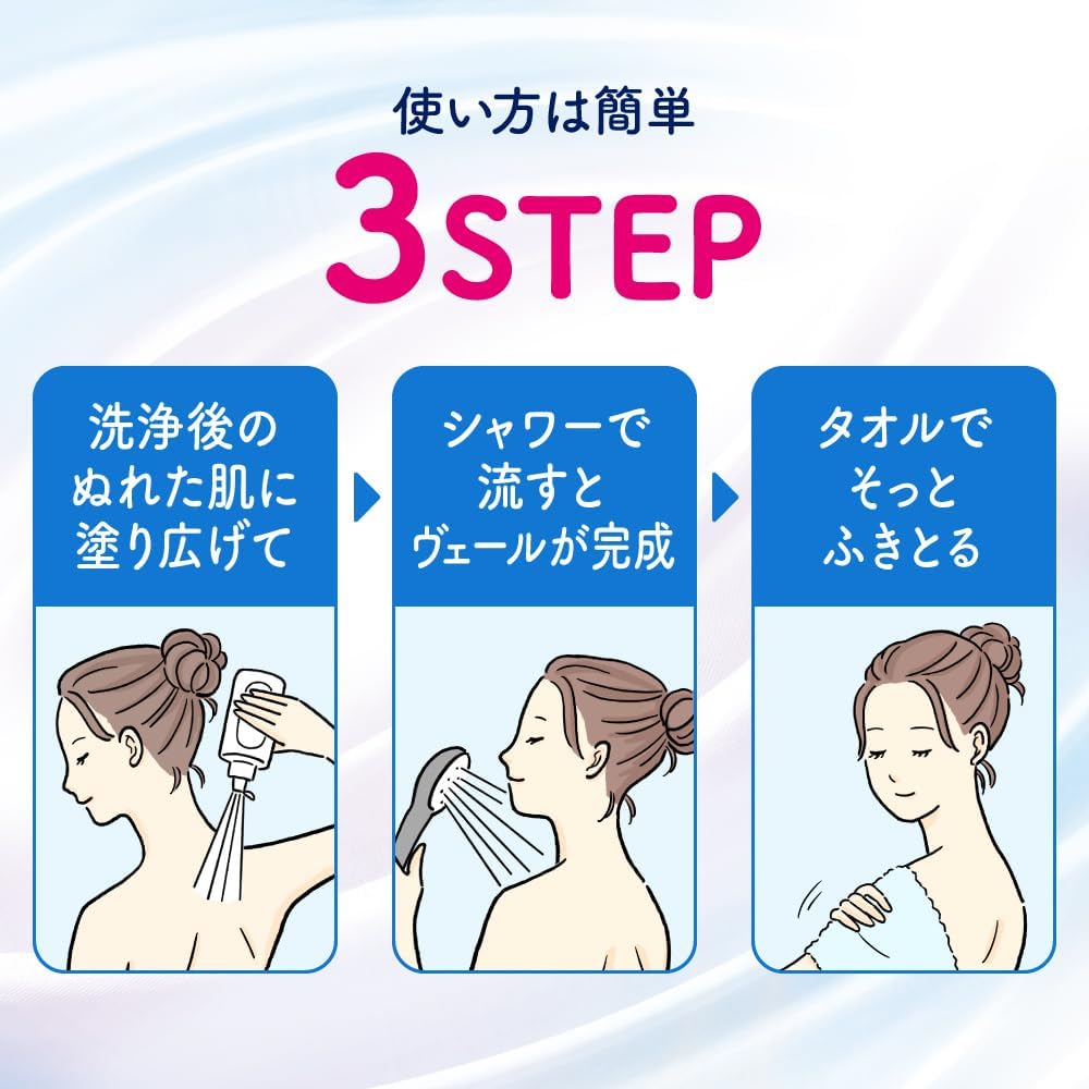 비오레 Zero 목욕 시 사용하는 땀 케어 로션 무향성 200ml 【2개 세트】