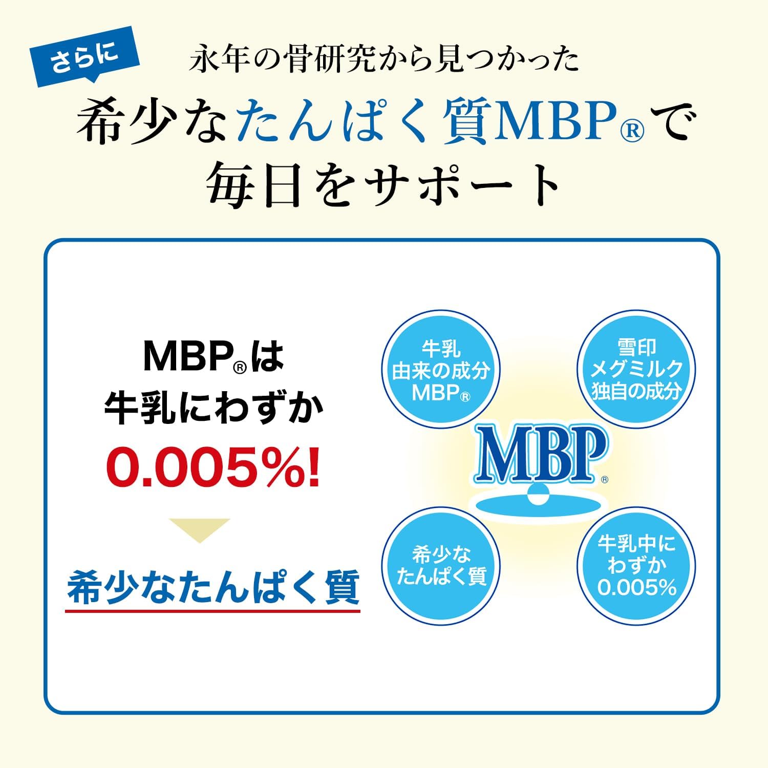 유키지루시 메구밀크 매일 미라이 케어 NMN & MBP(R) 90정