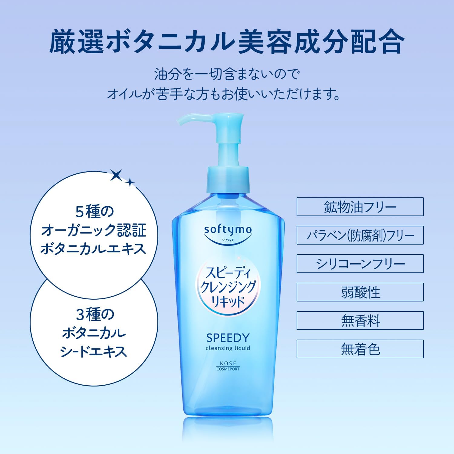 소프티모 스피디 클렌징 리퀴드 240mL 【3개 세트】
