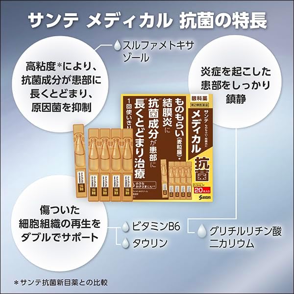 산테 메디컬 항균 0.3mL×20본입 【2개 세트】